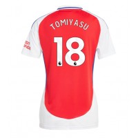 Arsenal Takehiro Tomiyasu #18 Hemmatröja Kvinnor 2024-25 Korta ärmar